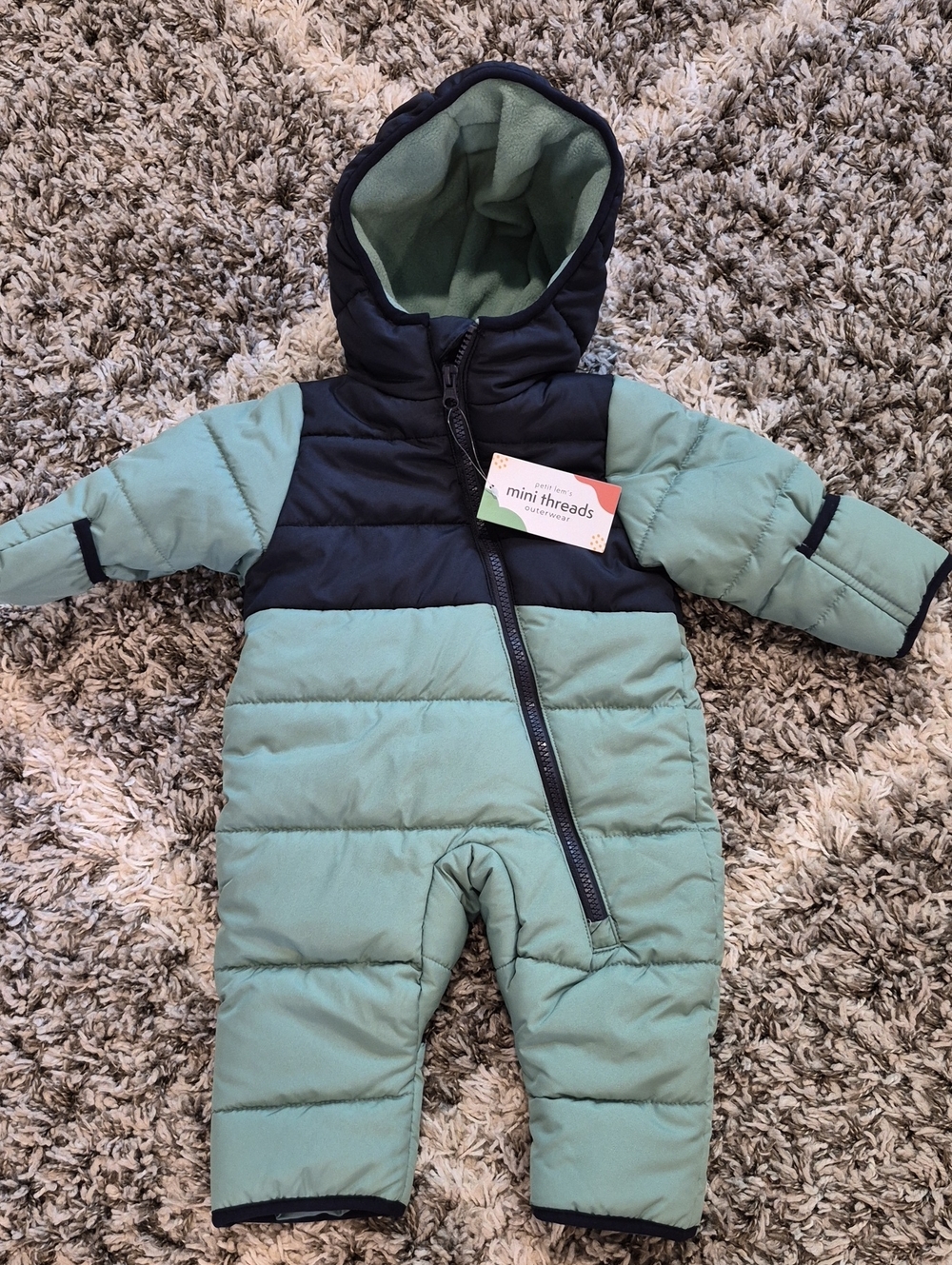 Petit Lem Mini Threads Bunting Snowsuit